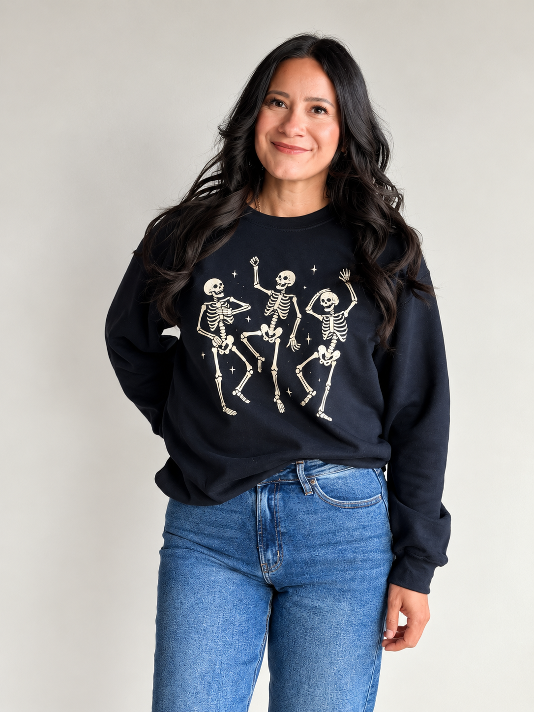 Dancing Skeleton Crewneck - 27 West