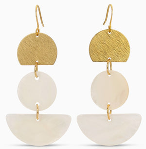 Mother of Pearl Dangle Earrings