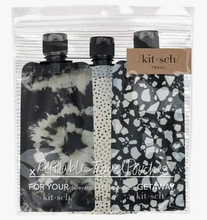 
            
                Load image into Gallery viewer, Refillable Travel Pouches- 3pc Set
            
        