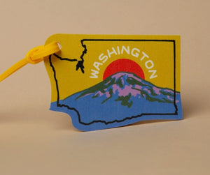 Mount Rainier Luggage Tag
