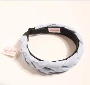 Chunky Braided Headband - Periwinkle