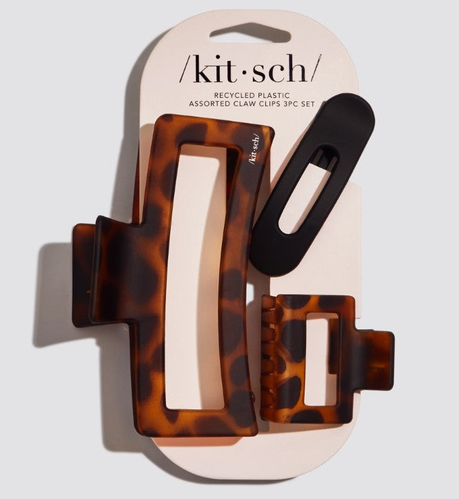 Assorted Claw Clips- Rectangle - 27 West