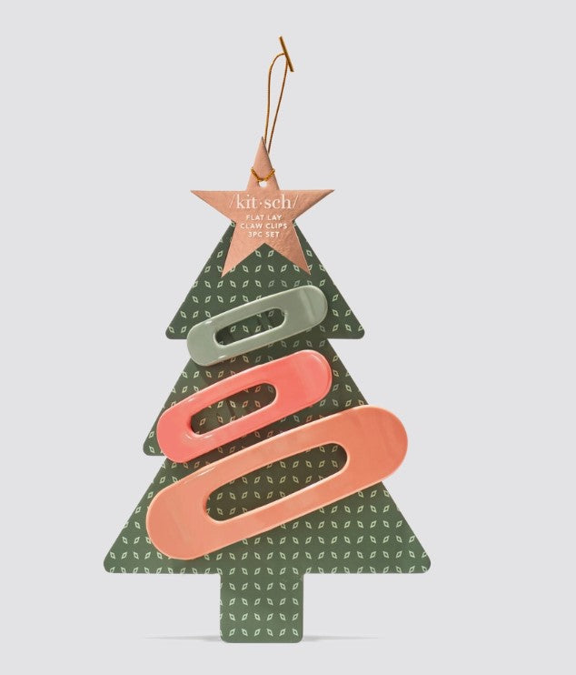 Holiday Flat Lay Claw Clips - 27 West
