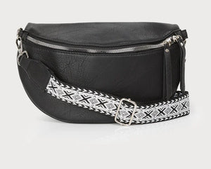 Florence Semi-Circle Belt Bag - Black