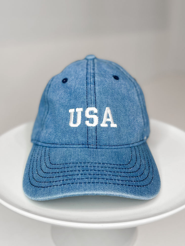 
            
                Load image into Gallery viewer, USA Baseball Hat
            
        