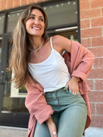 Kelsey Solid Cami - White