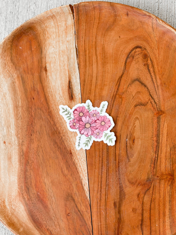 Multicolor Flower Sticker