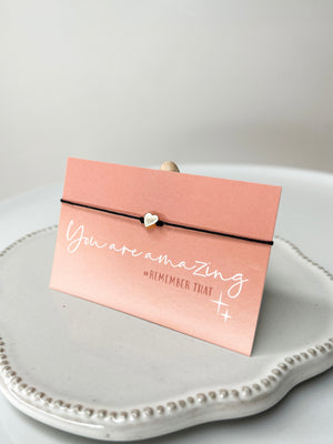 "You're Amazing" Card and Bracelet Set