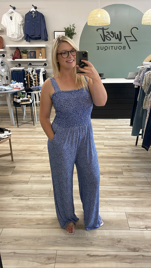 
            
                Load image into Gallery viewer, Amy Smocked Jumpsuit
            
        