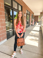 Kennedy Peplum Floral Top