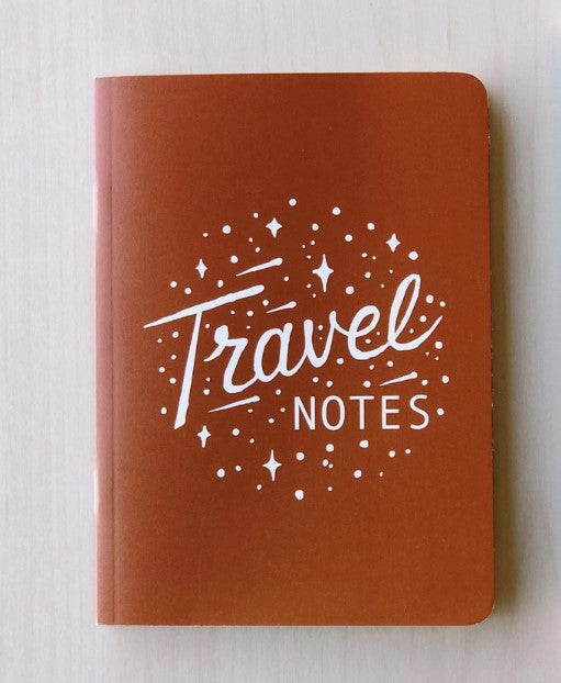 Mini Travel Notes Journal - Burnt Orange - 27 West