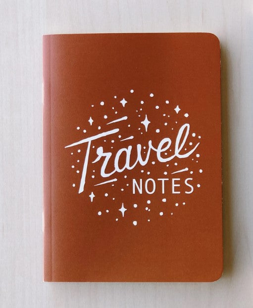 Mini Travel Notes Journal - Burnt Orange