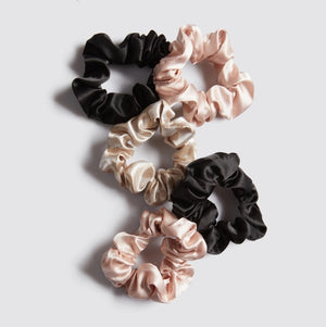 Satin Scrunchies - 5pc - Assorted