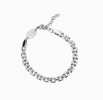 Squared Chain Bracelet - Silver