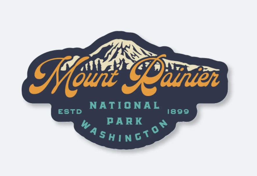 Vintage Mount Rainier Sticker