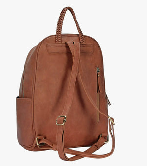 
            
                Load image into Gallery viewer, Detroit Woven Backpack- Cognac
            
        
