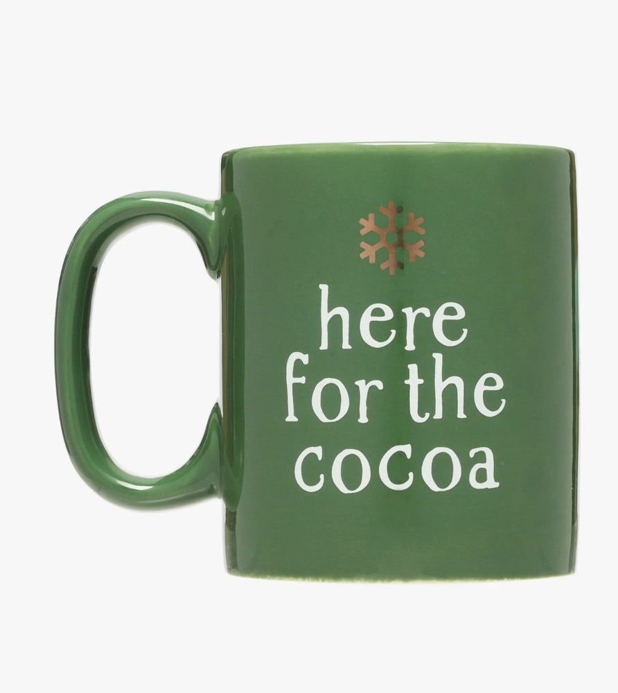 Here For The Cocoa Mug