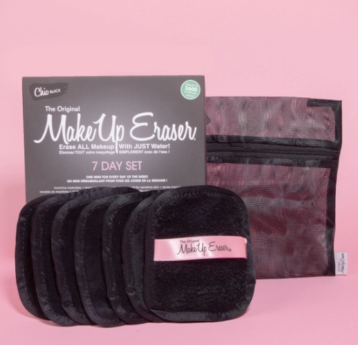 MakeUp Eraser 7 Day Set- Black - 27 West