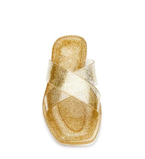 Villa Jelly Sandal- Gold - 27 West