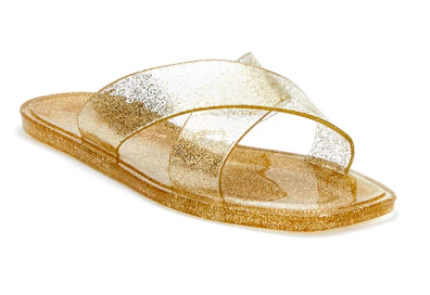 Villa Jelly Sandal- Gold - 27 West