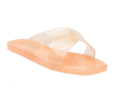 Villa Jelly Sandal- Peach - 27 West