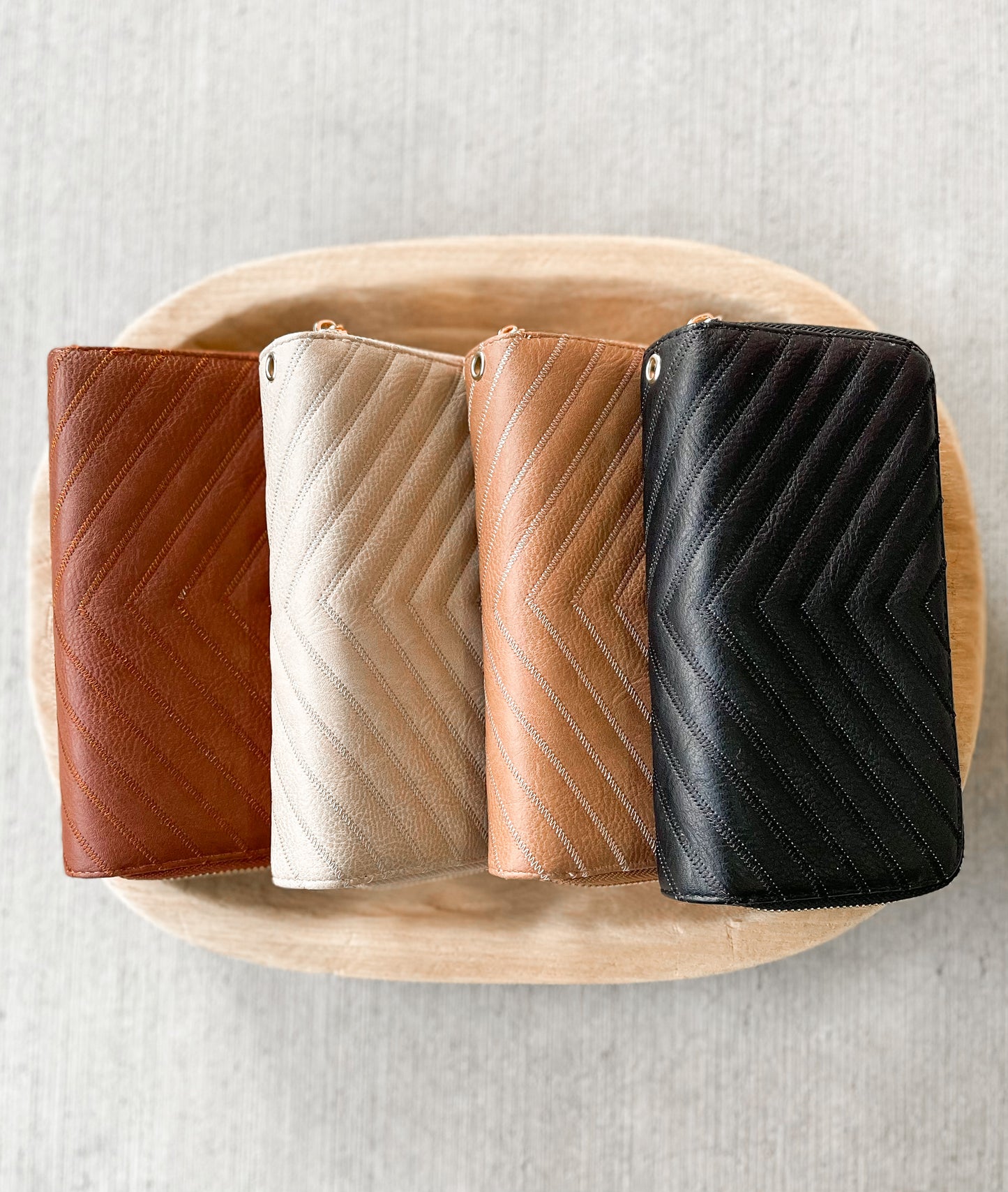 Large Double Zipper Wallet - 27 West