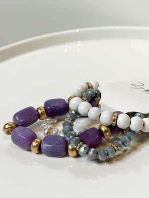 
            
                Load image into Gallery viewer, Chunky Stone Bracelet Set
            
        
